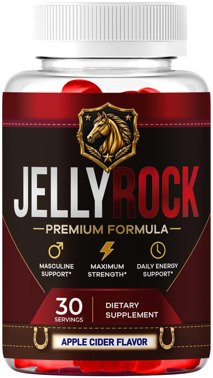 Jelly Rock Gummies - Official Jelly Rock Premium Formula Gummys with All Natural Ingredients, JellyRock Maximum Strength for Wellness &amp; Overall Health Support, 60 Gummies for 1 Month